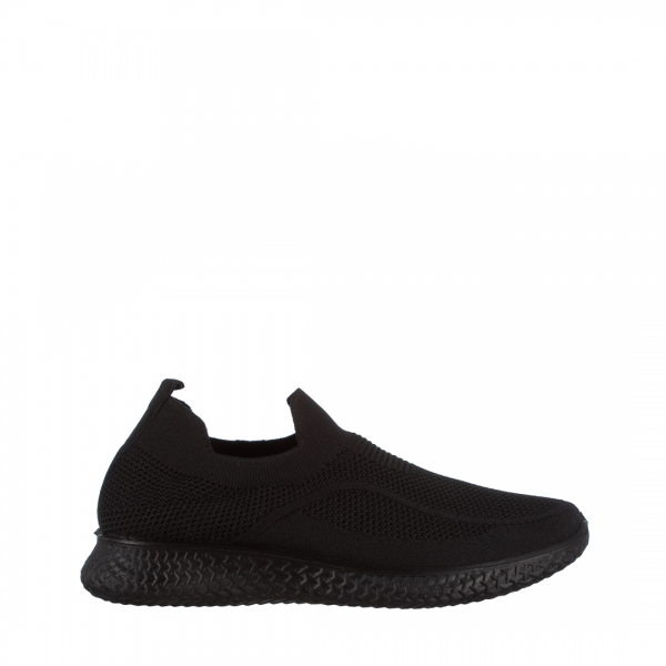 Мъжки спортни обувки черни  от текстилен материал  Gilberto, 2 - Kalapod.bg