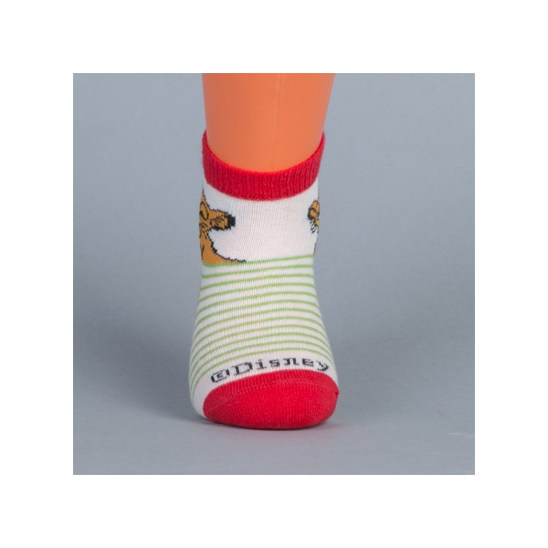 К-т 2 чифта чорапи за момчета Lion бели със синьо и бели с червено, 2 - Kalapod.bg