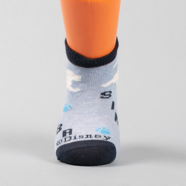 К-т 2 чифта чорапи за момчета Disney Simba сини и бели - Kalapod.bg