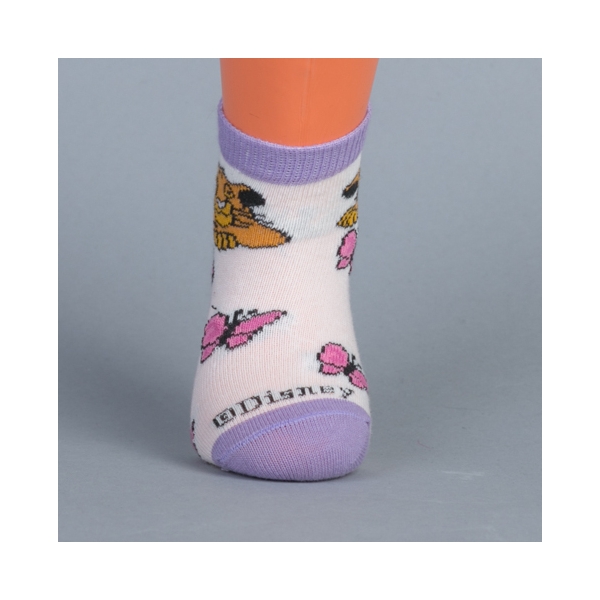 К-т 2 чифта чорапи за момичета  Lion сиви и бели, 3 - Kalapod.bg