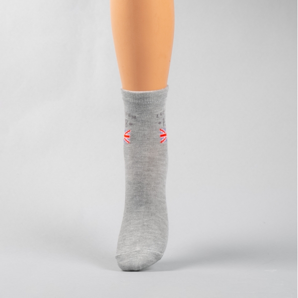 К-т 2 чифта детски чорапи  Lee Cooper Edhy сиви и тъмно сини, 2 - Kalapod.bg