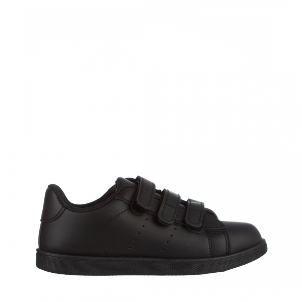 Детски спортни обувки  черни  от еко кожа Barney, 2 - Kalapod.bg