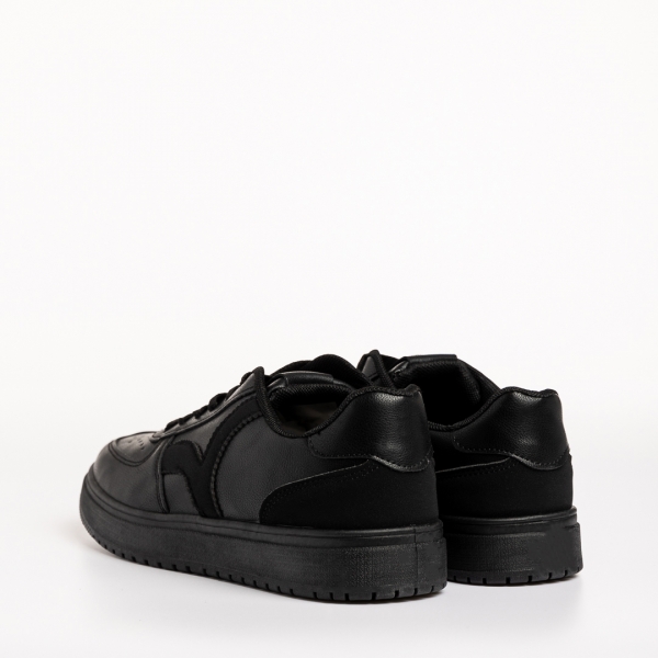 Дамски спортни обувки  черни  от еко кожа  Criseida, 4 - Kalapod.bg