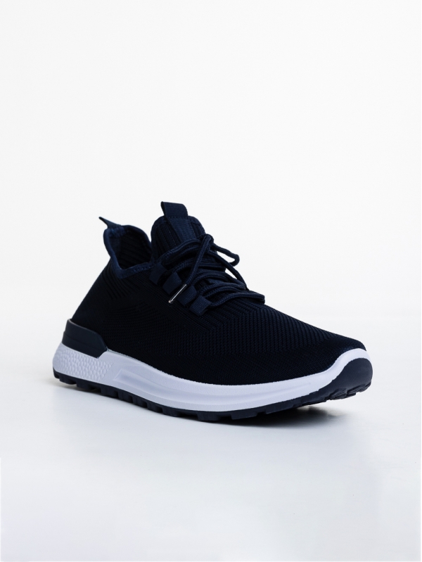 Мъжки спортни обувки  тъмно сини  от текстилен материал  Lital - Kalapod.bg