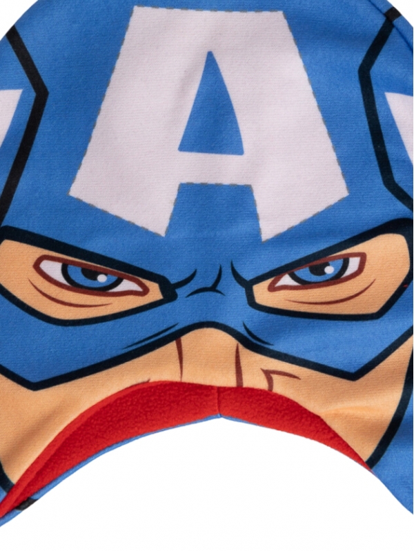 Детска шапка за момче Captain America Mask синя, 2 - Kalapod.bg
