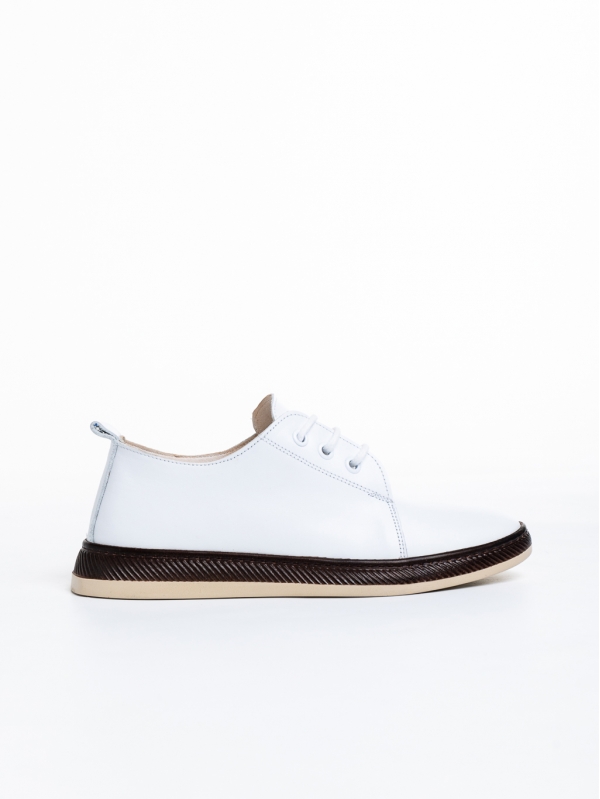 Дамски ежедневни обувки  бели  от естествена кожа  Totty, 5 - Kalapod.bg