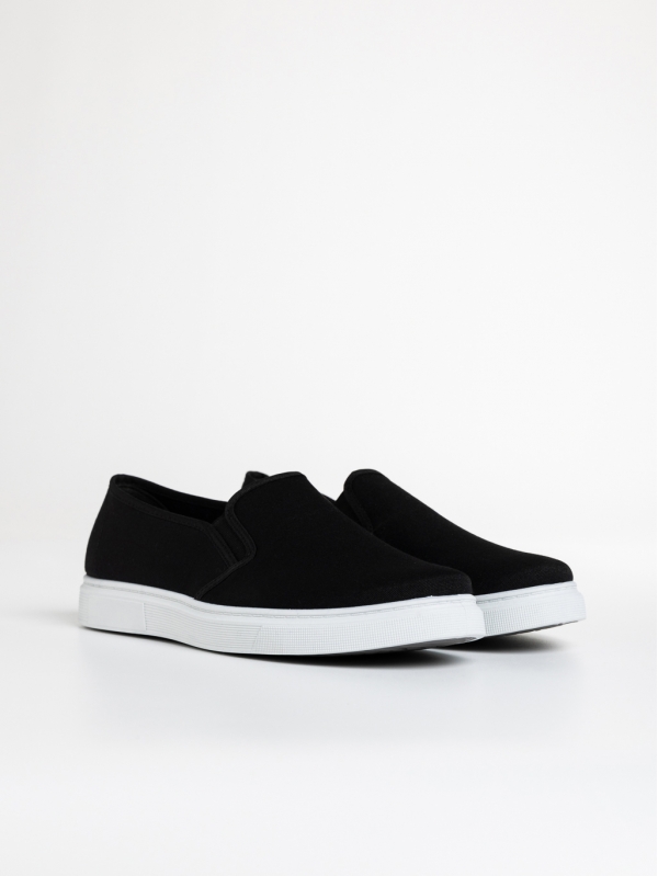 Мъжки спортни обувки черни  от текстилен материал  Elvin, 2 - Kalapod.bg