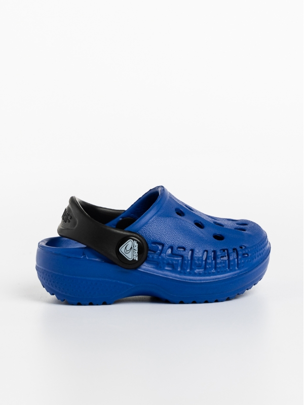 Детски чехли сини с черно от синтетичен материал Lexani, 2 - Kalapod.bg