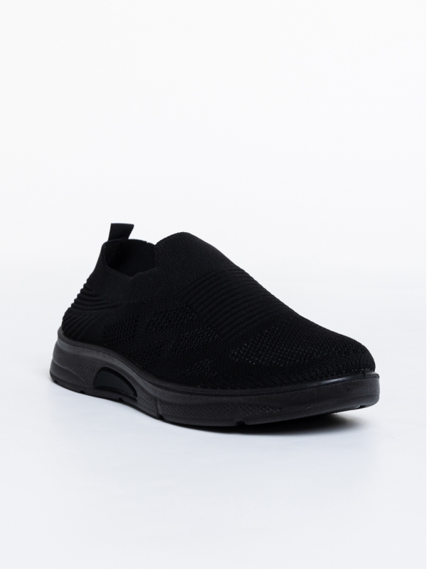 Мъжки спортни обувки  черни  от текстилен материал  Eliseo - Kalapod.bg