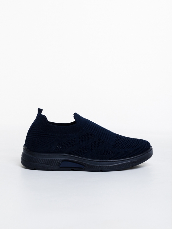 Мъжки спортни обувки  сини  от текстилен материал  Eliseo, 3 - Kalapod.bg
