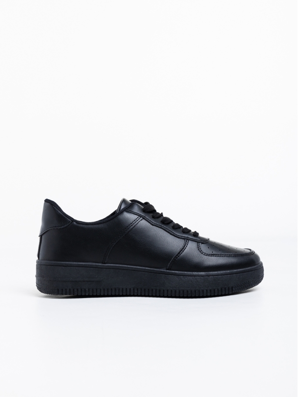 Мъжки спортни обувки черни от еко кожа Berri, 3 - Kalapod.bg