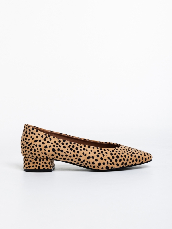 Дамски обувки леопард с ток от еко кожа Parvina, 5 - Kalapod.bg
