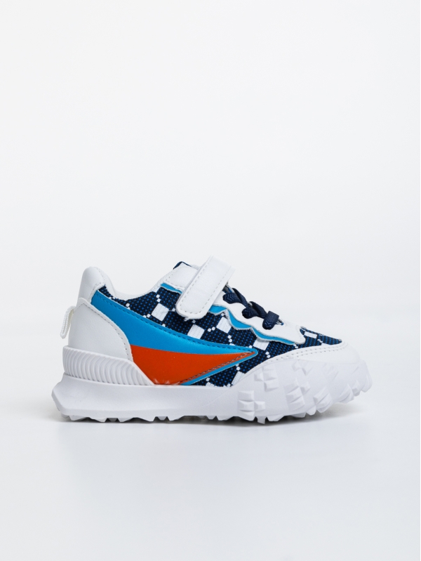 Детски спортни обувки бели с синю от текстилен  материал Codie, 3 - Kalapod.bg