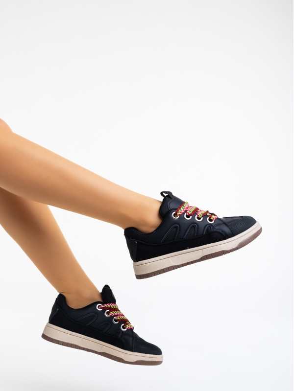 Дамски спортни обувки черни от екологична кожа  Ardala, 3 - Kalapod.bg