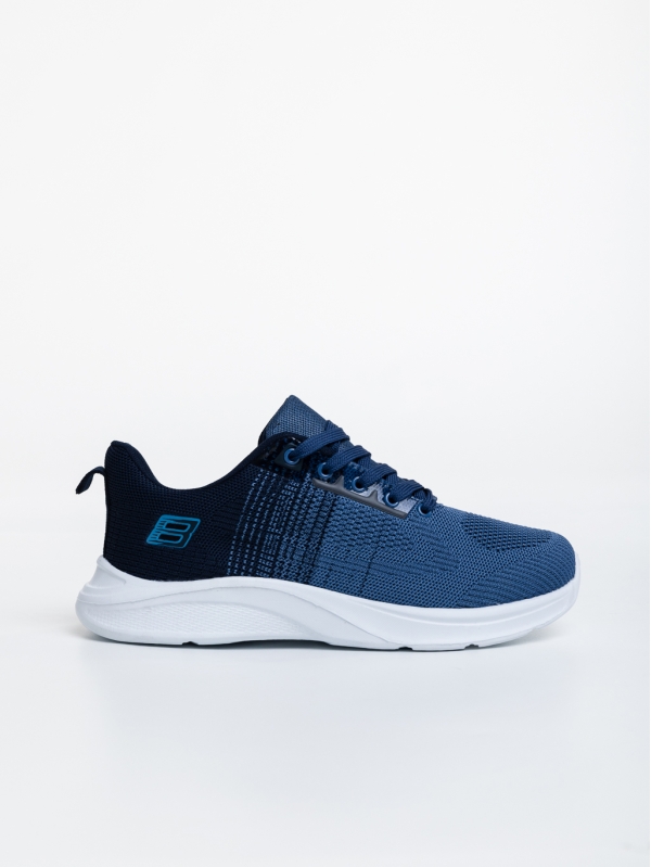 Мъжки спортни обувки сини оттекстилен  материал Manolo, 3 - Kalapod.bg