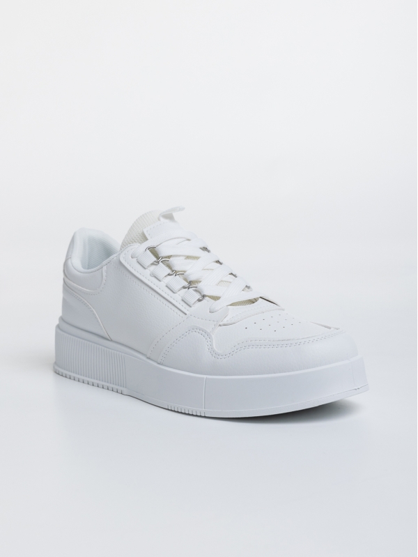Мъжки спортни обувки бели от екологична кожа Auden, 2 - Kalapod.bg