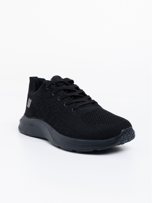 Мъжки спортни обувки черни от текстилен  материал Fender - Kalapod.bg