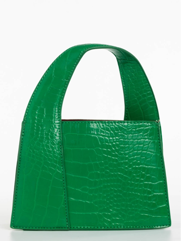 Дамска чанта зелена  от екологична кожа Blima, 2 - Kalapod.bg