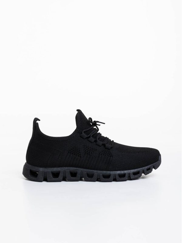 Мъжки спортни обувки черни от текстилен материал Astor, 3 - Kalapod.bg