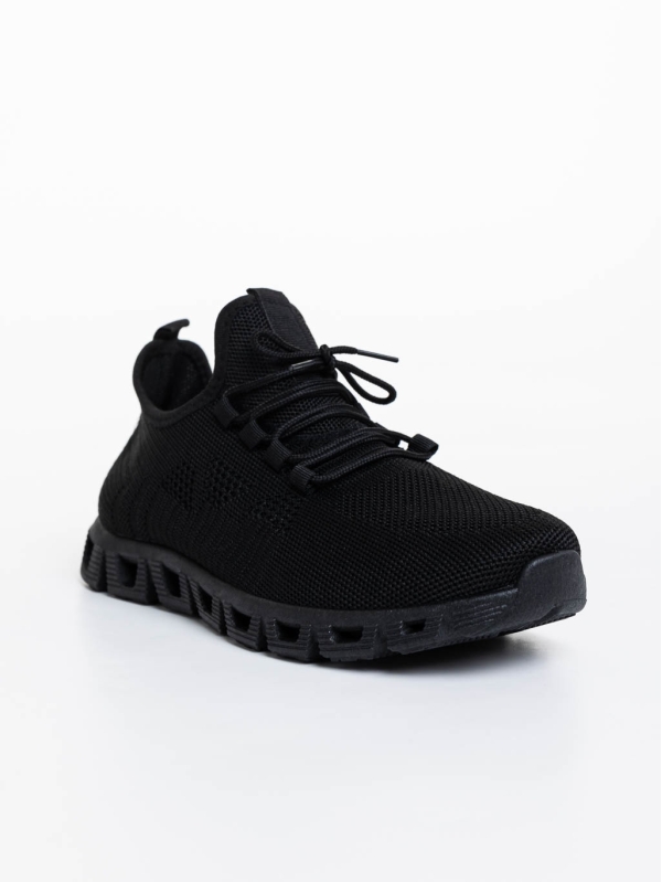 Мъжки спортни обувки черни от текстилен материал Astor - Kalapod.bg