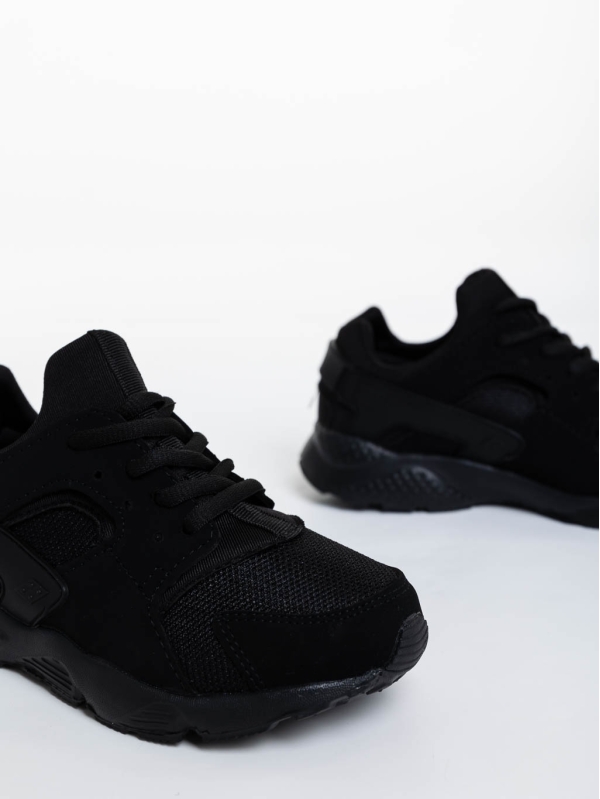 Детски спортни обувки черни от текстилен материал Ramana, 4 - Kalapod.bg
