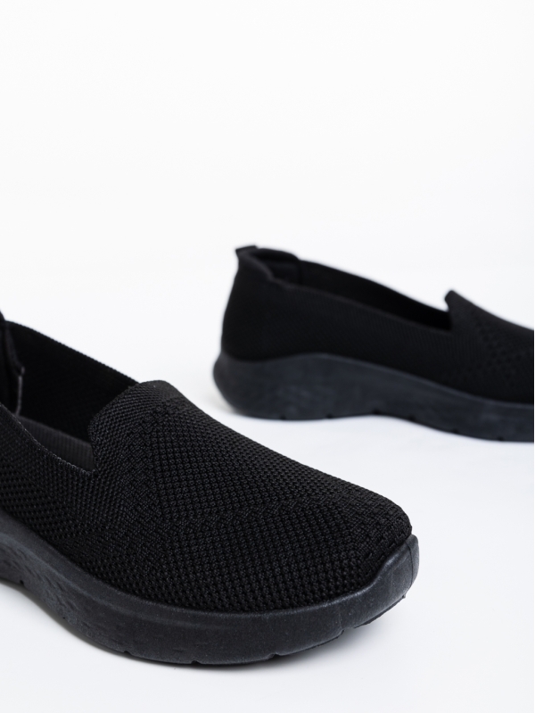 Дамски спортни обувки  черни от текстилен материал Amyna, 8 - Kalapod.bg