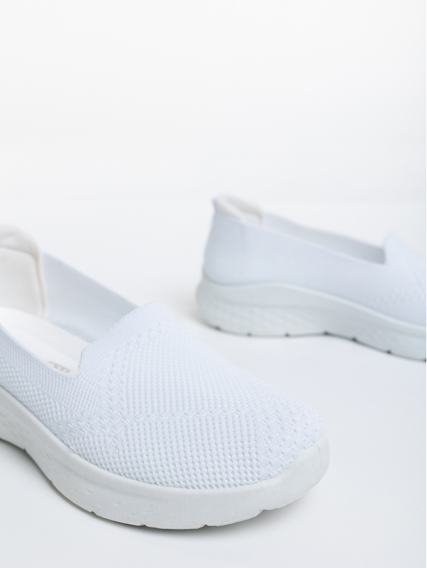 Дамски спортни обувки  бели от текстилен материал Amyna, 8 - Kalapod.bg