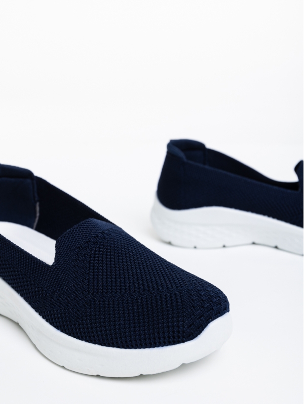 Дамски спортни обувки  морско сини от текстилен материал Amyna, 8 - Kalapod.bg