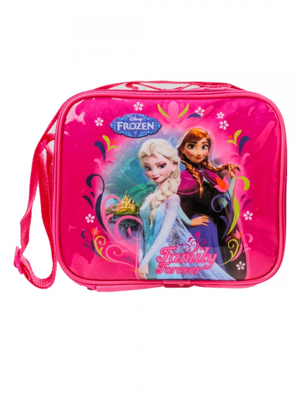 Охладителна детска чанта Frozen, с кутия за сандвич и шише за вода, розова, 2 - Kalapod.bg