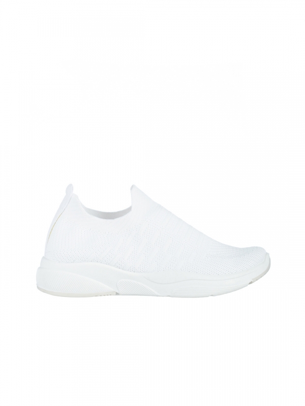 Дамски спортни обувки  бели  от текстилен материал  Abeba, 6 - Kalapod.bg