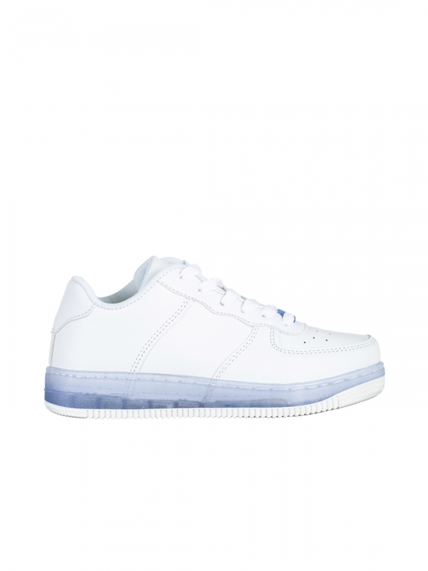 Детски спортни обувки  бели със синьо  от еко кожа  Carsyn, 4 - Kalapod.bg