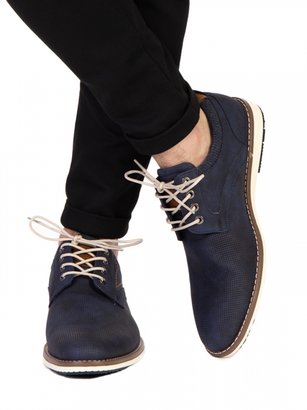Мъжки обувки Bear тъмно сини, 2 - Kalapod.bg