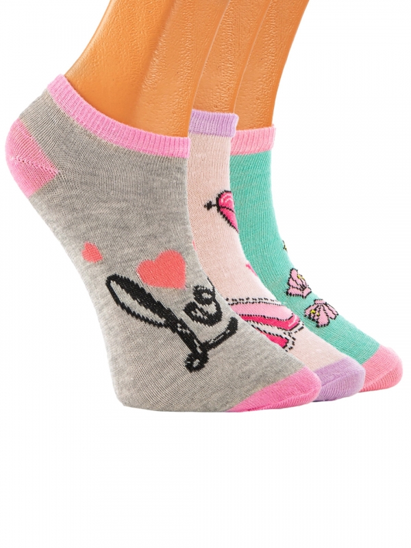 К-т 3 чифта детски чорапи многоцветни - Kalapod.bg