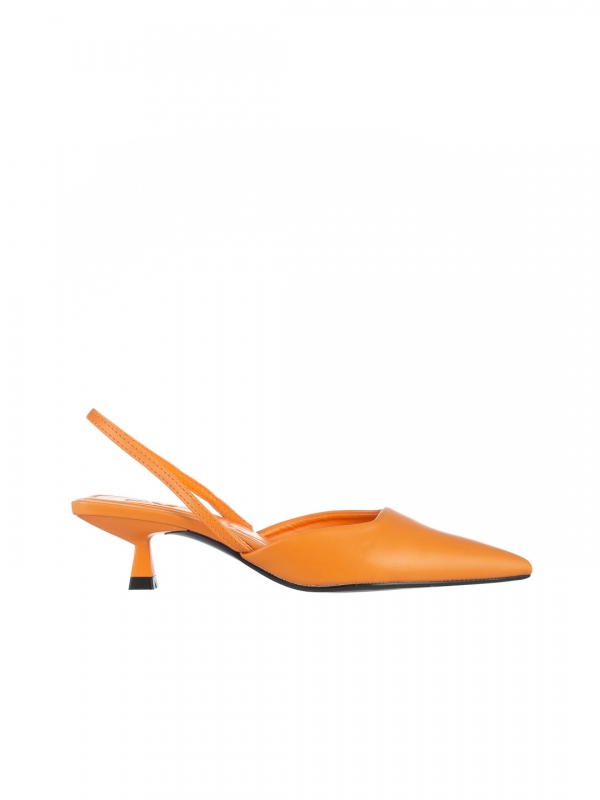 Дамски обувки  оранжеви от еко кожа  Arete, 6 - Kalapod.bg