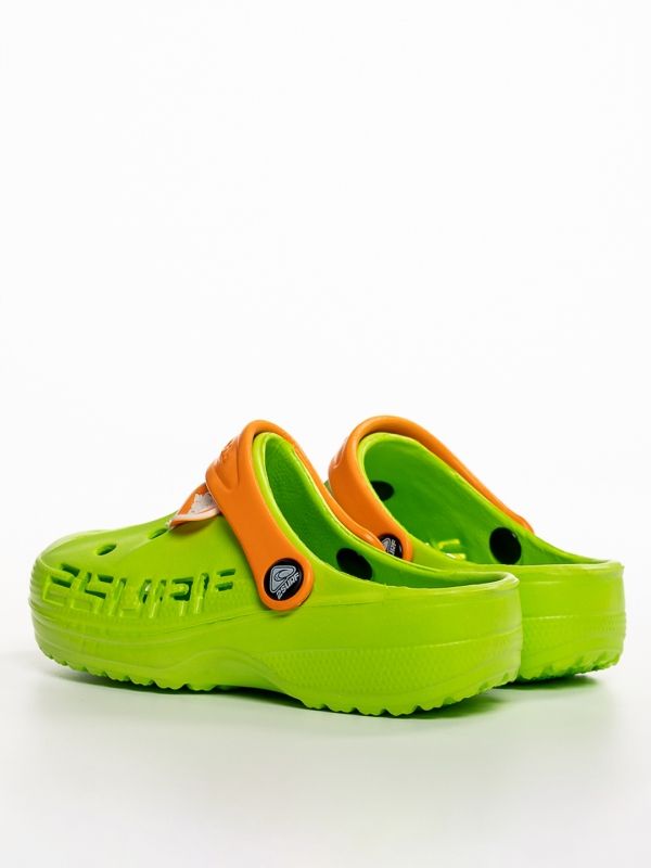 Детски чехли зелени  от синтетичен материал  Harvey, 2 - Kalapod.bg