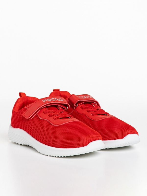 Детски спортни обувки червени от текстилен материал  Amie - Kalapod.bg