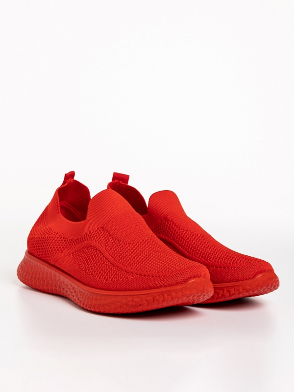 Мъжки спортни обувки червени  от текстилен материал  Gilberto - Kalapod.bg