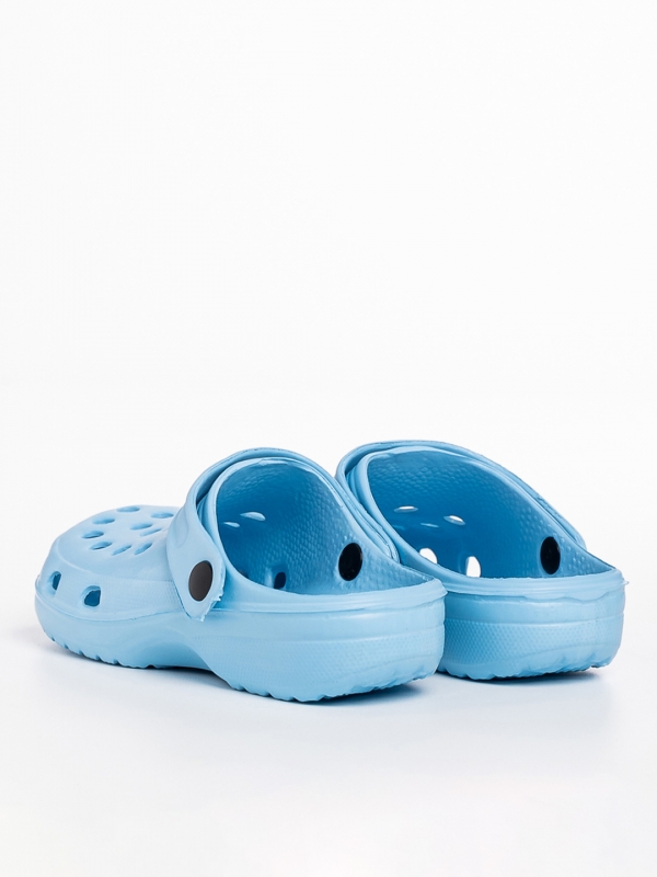 Детски чехли  светло сини от синтетичен материал Roxy, 3 - Kalapod.bg