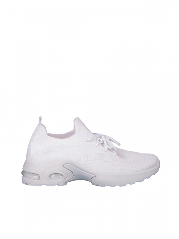 Дамски спортни обувки  бели  от текстилен материал  Fepa, 5 - Kalapod.bg