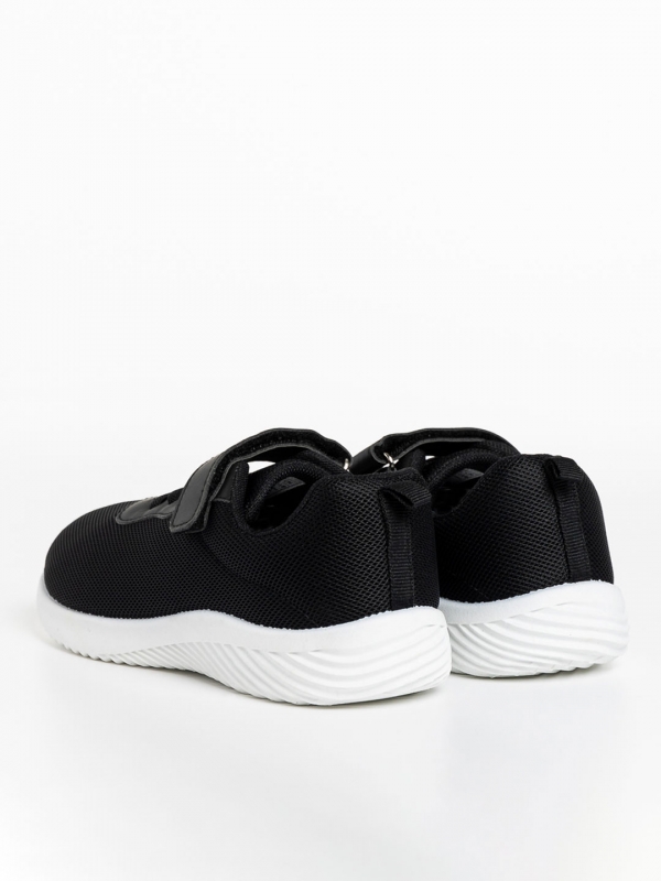 Детски спортни обувки  черни  от текстилен материал  Amie, 3 - Kalapod.bg